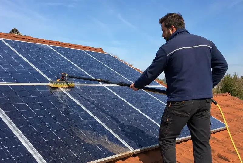 Nettoyage et entretien de panneaux solaires à Poudenx